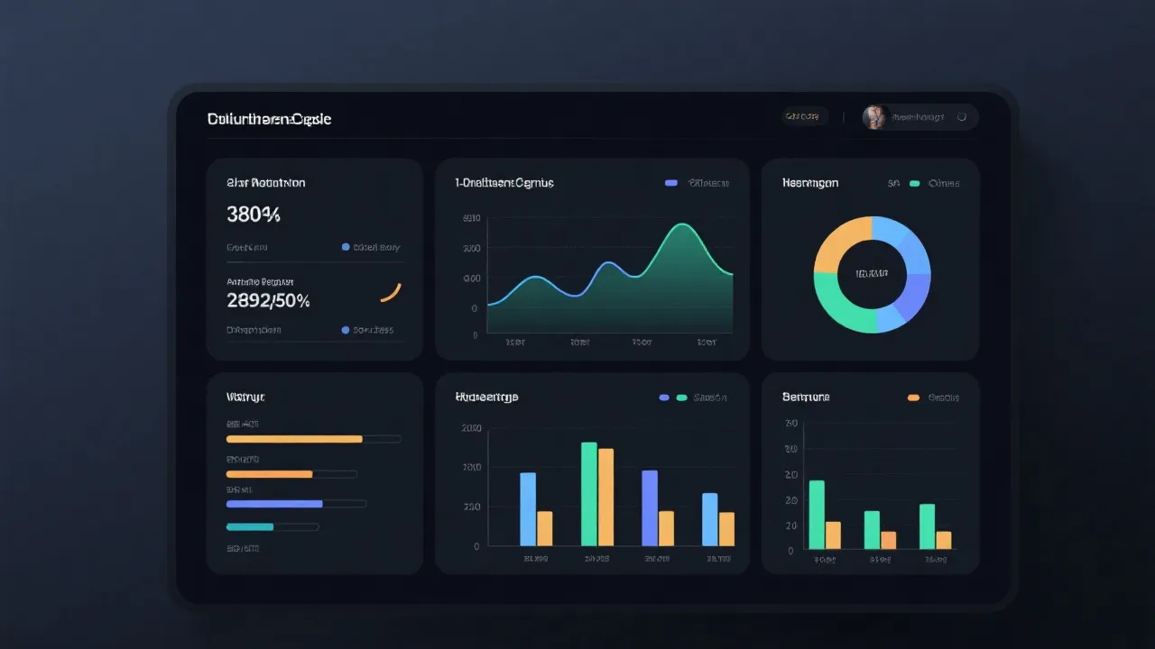 数据看板示意图